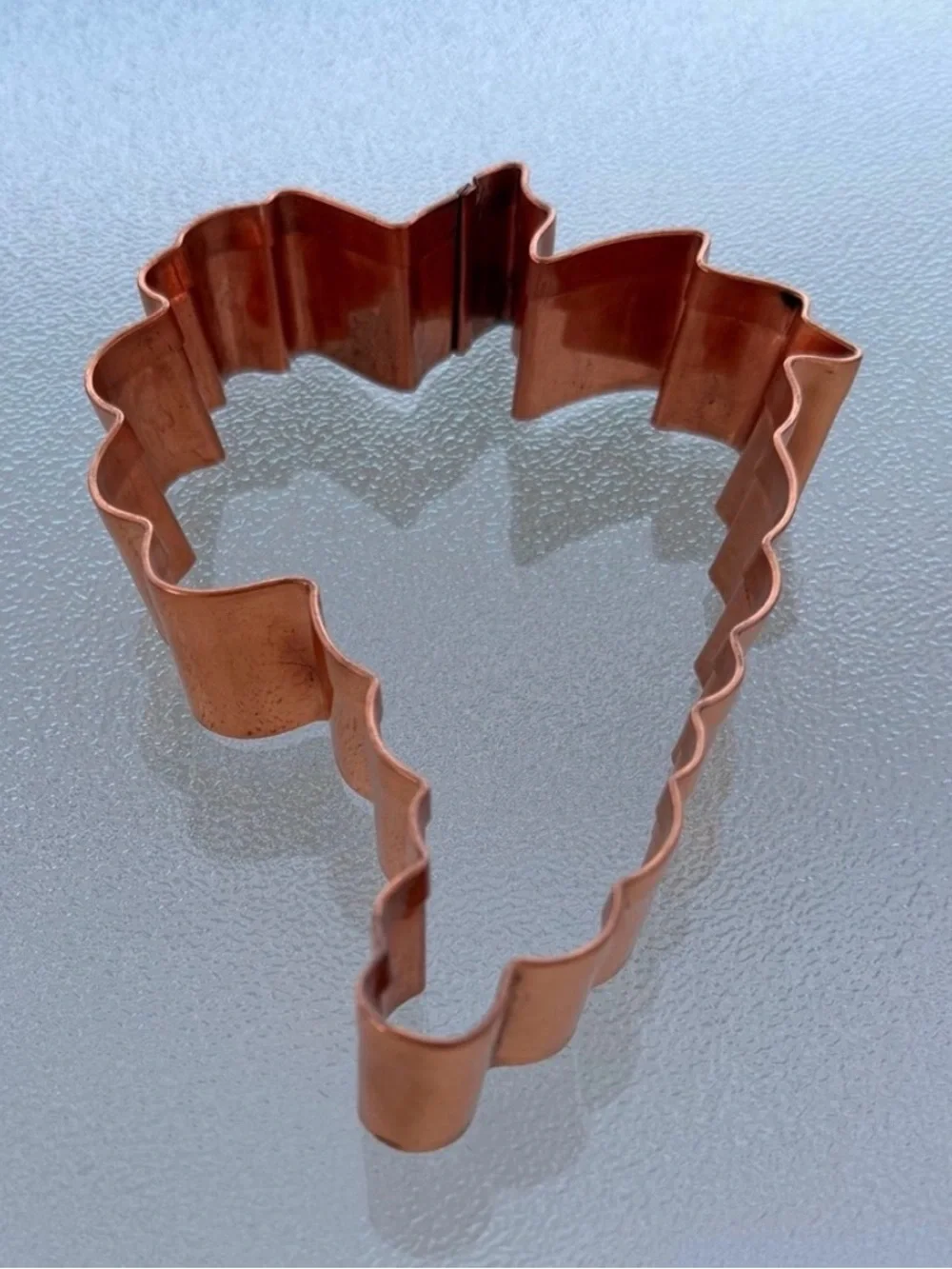 Grape Cluster and Leaves Sturdy Gauge Copper Cookie Cutter